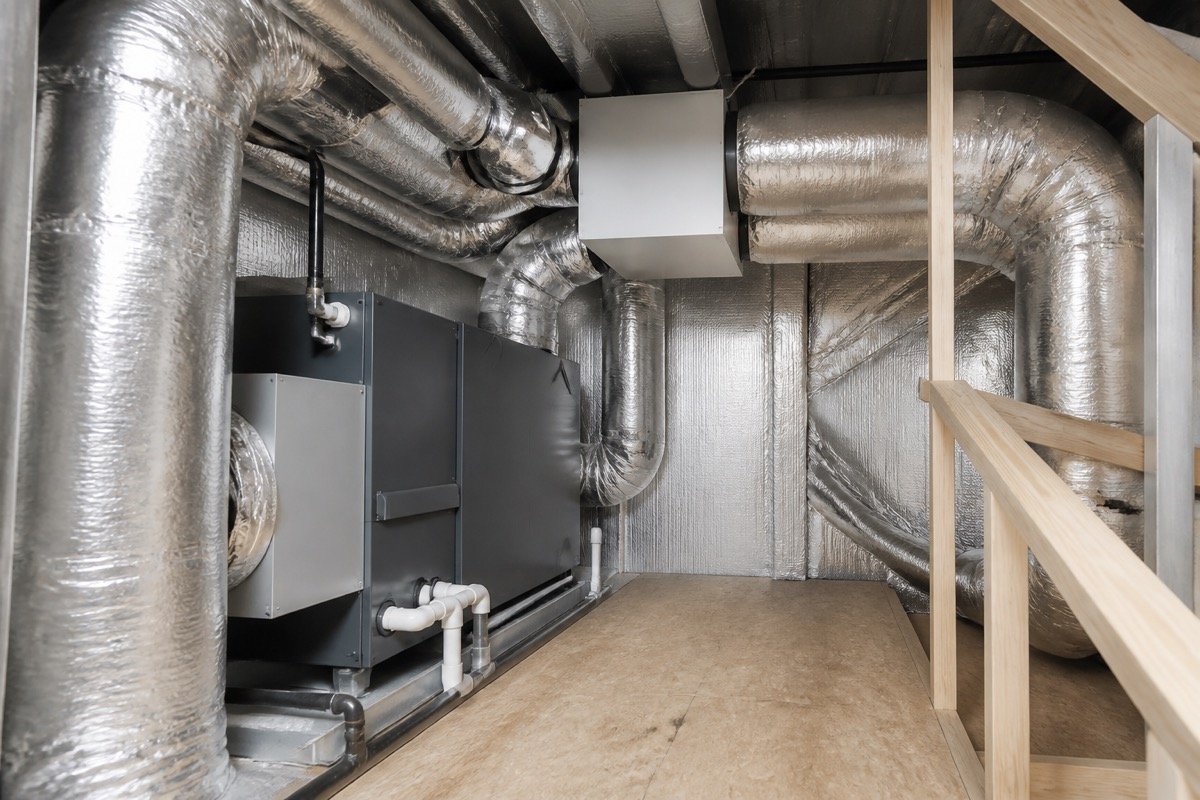 Ductwork redesign and indoor air quality upgrade — after