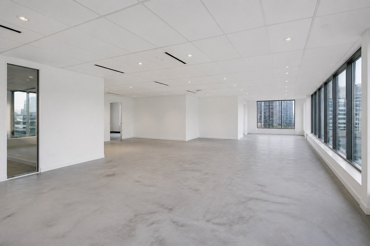 Tenant improvement drywall and finishing — completed